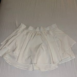 White Lululemon Tennis Skirt Court Rival Size 8